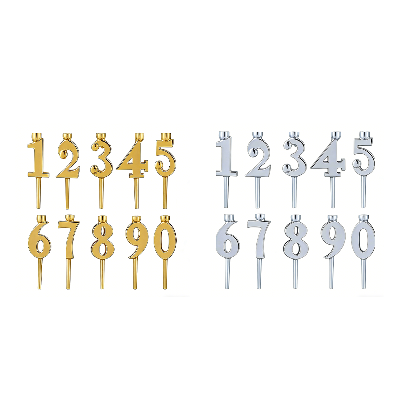 Birthday Cake Decorative Number Topper (0-9)