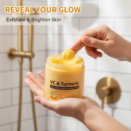 🌿Turmeric & Vitamin C Exfoliating Body Scrub🧴✨