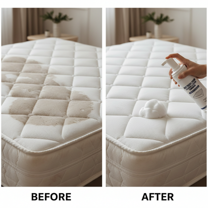 🛏️🧼 Multi-Surface Mattress Foam Cleaner – No-Rinse Stain Removal, Odor Elimination, and Antibacterial Protection – Pay on Delivery ✨✅