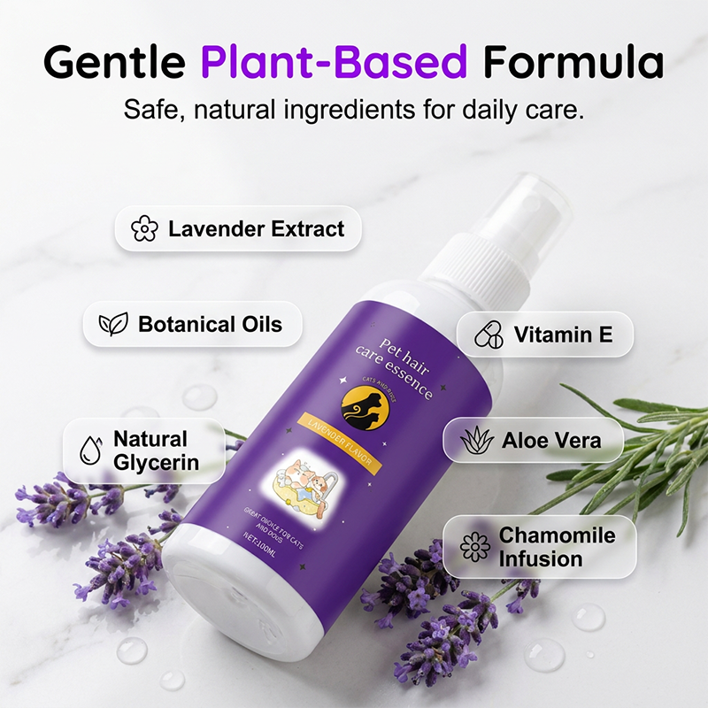🥳2026 HOT SALE🥳💞50K+ SOLD!🐕💨 50% OFF! Pet Detangling Spray – Smooths knots instantly, plant-based & lick‑safe. Leave‑in, no rinse. Gentle lavender scent. ✨🐈
