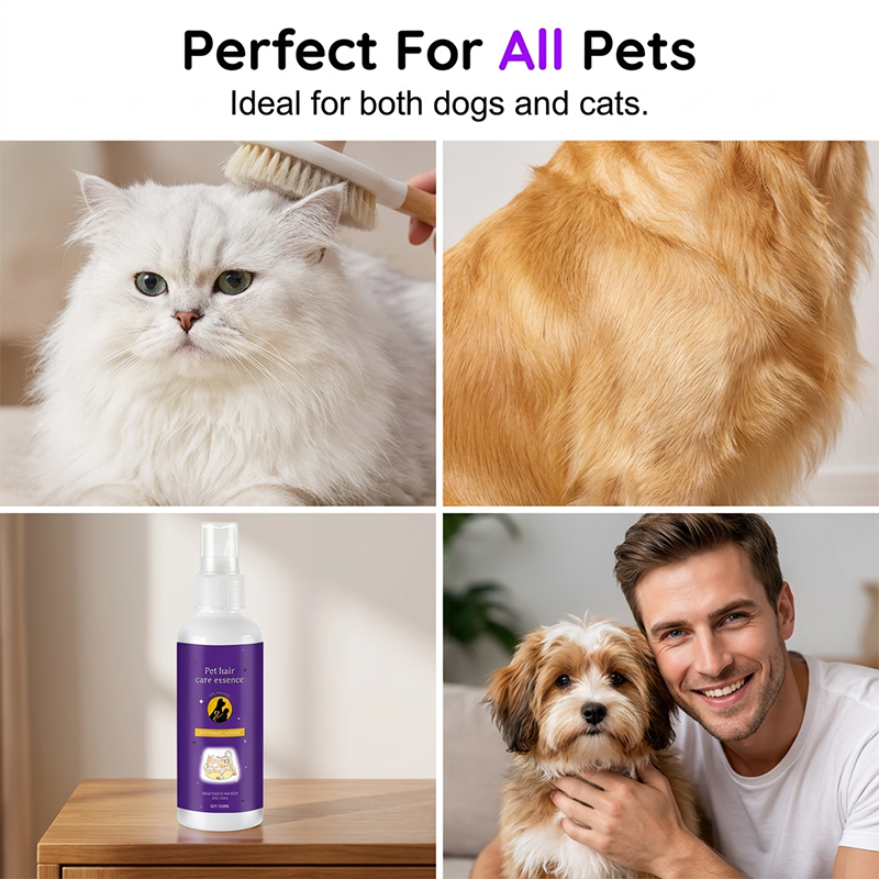 🥳2026 HOT SALE🥳💞50K+ SOLD!🐕💨 50% OFF! Pet Detangling Spray – Smooths knots instantly, plant-based & lick‑safe. Leave‑in, no rinse. Gentle lavender scent. ✨🐈