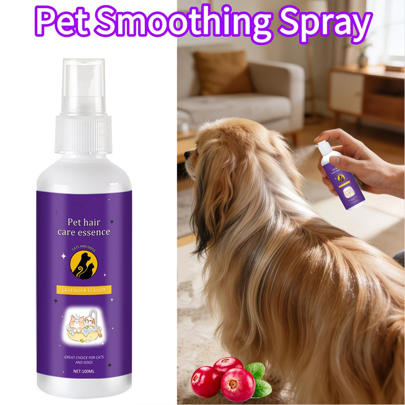 🥳2026 HOT SALE🥳💞50K+ SOLD!🐕💨 50% OFF! Pet Detangling Spray – Smooths knots instantly, plant-based & lick‑safe. Leave‑in, no rinse. Gentle lavender scent. ✨🐈