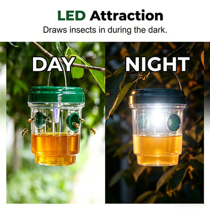 🥳2026 HOT SALE🥳💞50K+ SOLD! Solar Powered Hanging Wasp Trap