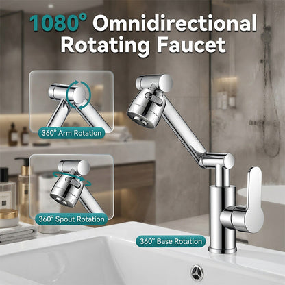 🔥2026 New Upgrade ＆ Hot Sale ＆ 50％ Off🔥360° Rotating Mechanical Arm Faucet – Flexible, Modern & Easy to Use ✨
