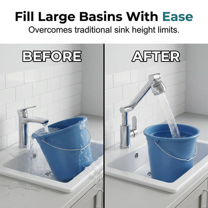 🔥2026 New Upgrade ＆ Hot Sale ＆ 50％ Off🔥360° Rotating Mechanical Arm Faucet – Flexible, Modern & Easy to Use ✨