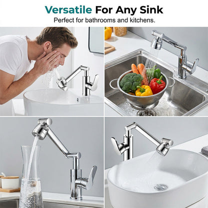 🔥2026 New Upgrade ＆ Hot Sale ＆ 50％ Off🔥360° Rotating Mechanical Arm Faucet – Flexible, Modern & Easy to Use ✨