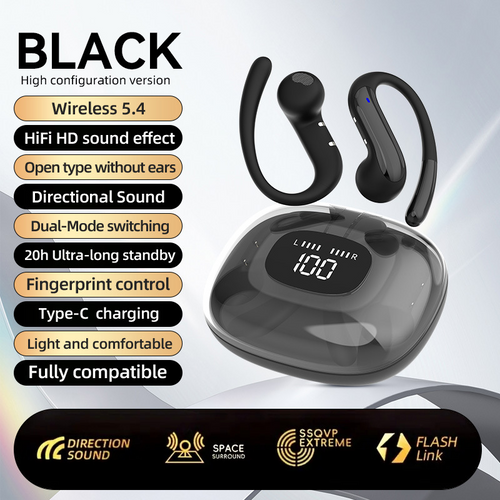 🥳2026 HOT SALE🥳💞50K+ SOLD!⚡ 50% OFF! Comfortable Bluetooth Earbuds for Work & Play