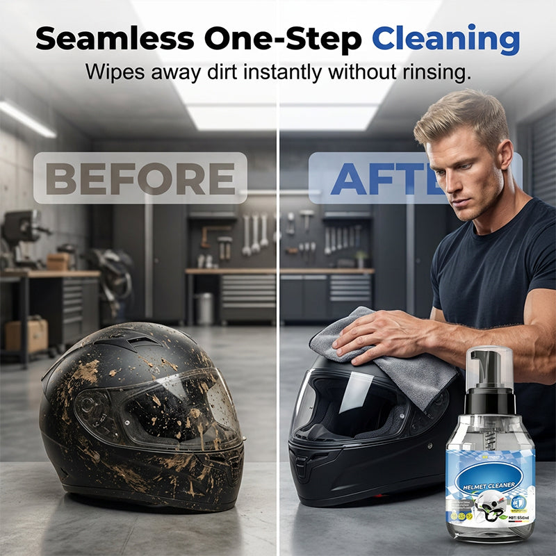 🥳2026 HOT SALE🥳💞50K+ SOLD!🪖🔆 50% OFF! Foam Helmet Cleaner – Removes bugs & grime instantly. Crystal clear visor, streak‑free. 🛡️🌬️