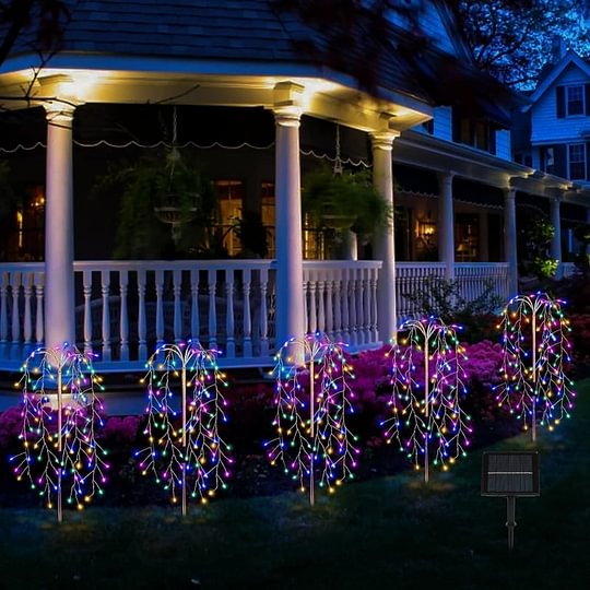 🌸🔆 Solar Powered Garden Lights – Color Changing LED, Energy Saving, No Wiring. Create a Magical Night Ambience for Your Yard or Flower Bed. 🌙🌺🪴