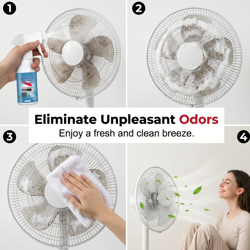 Household Electric Fan Cleaner Spray