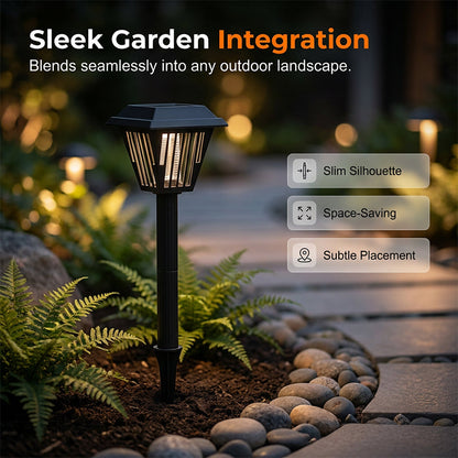 Outdoor Solar Powered Mosquito Killer Lamp-Stake or Stand Use