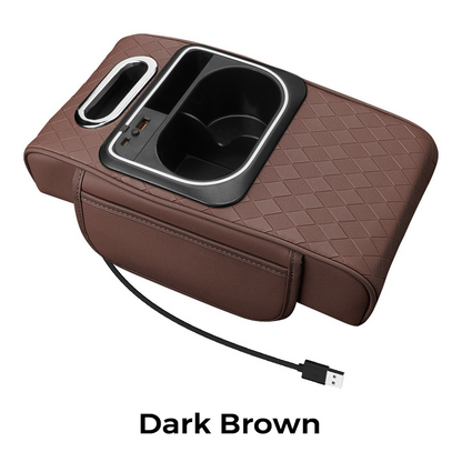 Multifunctional Car Armrest Pad with LED Ambient Light